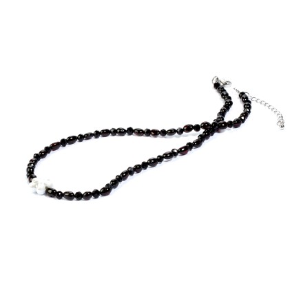 Чокер &quot;Незабудка&quot; из Янтаря и кварца купить