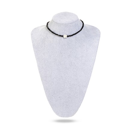 Чокер &quot;Незабудка&quot; из Янтаря и кварца купить