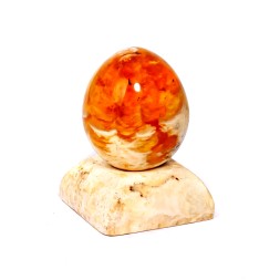 Камень сувенирный &quot;Яйцо&quot;, янтарь