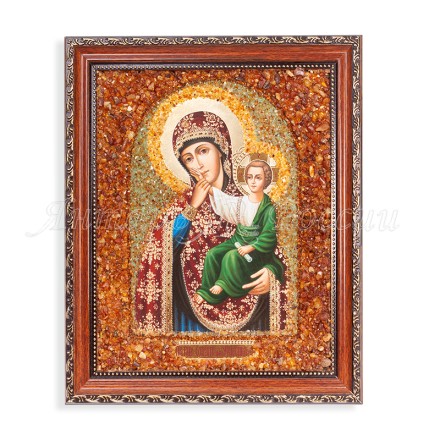 Икона из Янтаря Отрада или Утешение купить в Санкт-Петербурге