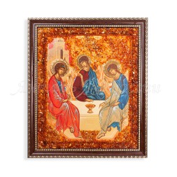 Икона из Янтаря св. Троица