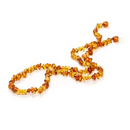 Бусы &quot;Галька&quot; из Янтаря