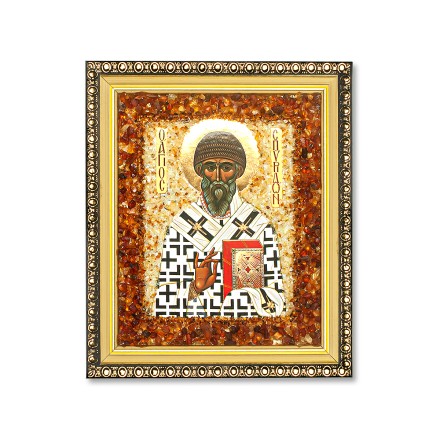 Икона из Янтаря свСпиридон купить в Санкт-Петербурге