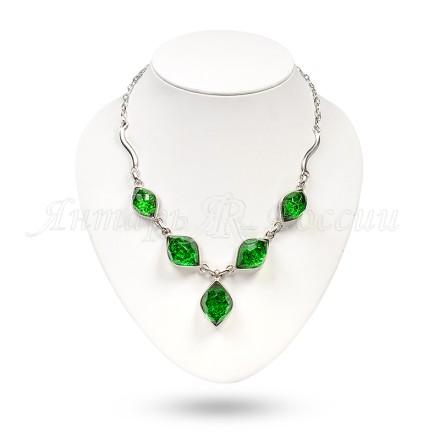 Колье &quot;Роса&quot; из Бернита Посеребрение купить