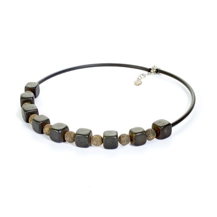 Комплект:Колье и Браслет &quot;Диско&quot; янтарь/юв.сплав купить