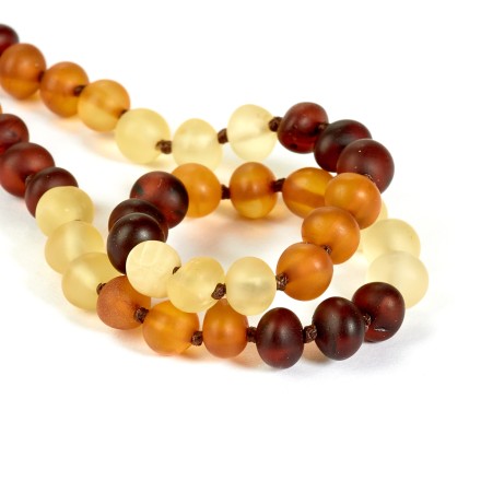 Бусы детские &quot;Мятый шар&quot; из Янтаря купить
