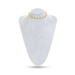 Бусы детские &quot;Мятый шар&quot; из Янтаря