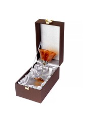 Фужер для мартини &quot;Антик&quot;, Янтарь/бронза