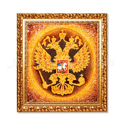 Герб  из Янтаря купить в Санкт-Петербурге