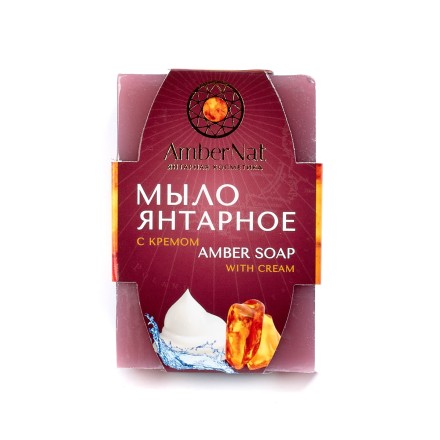 Мыло янтарное &quot;С кремом&quot; 90г купить